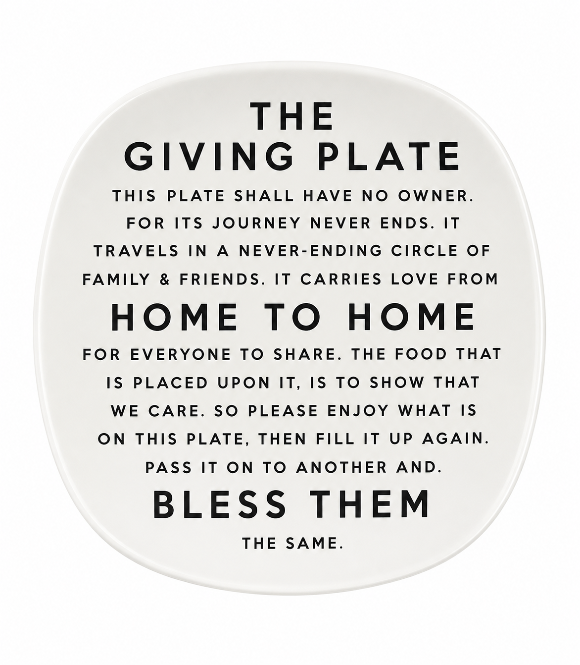 Blessing Plate