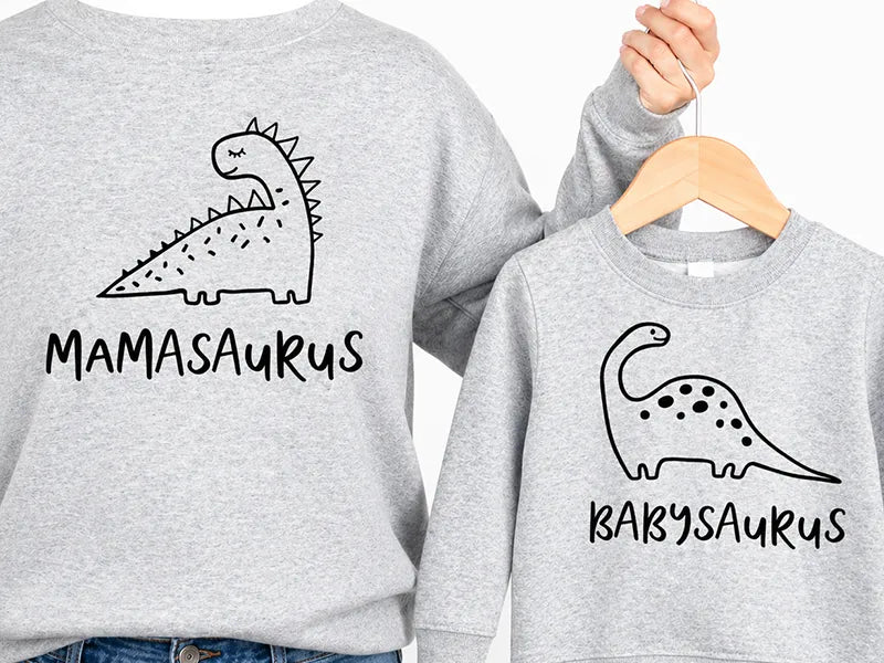 The ‘Mamasaurus & Babysaurus’ Twinning Set